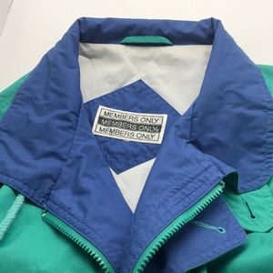 Vtg Members Only 90s Wind Breaker